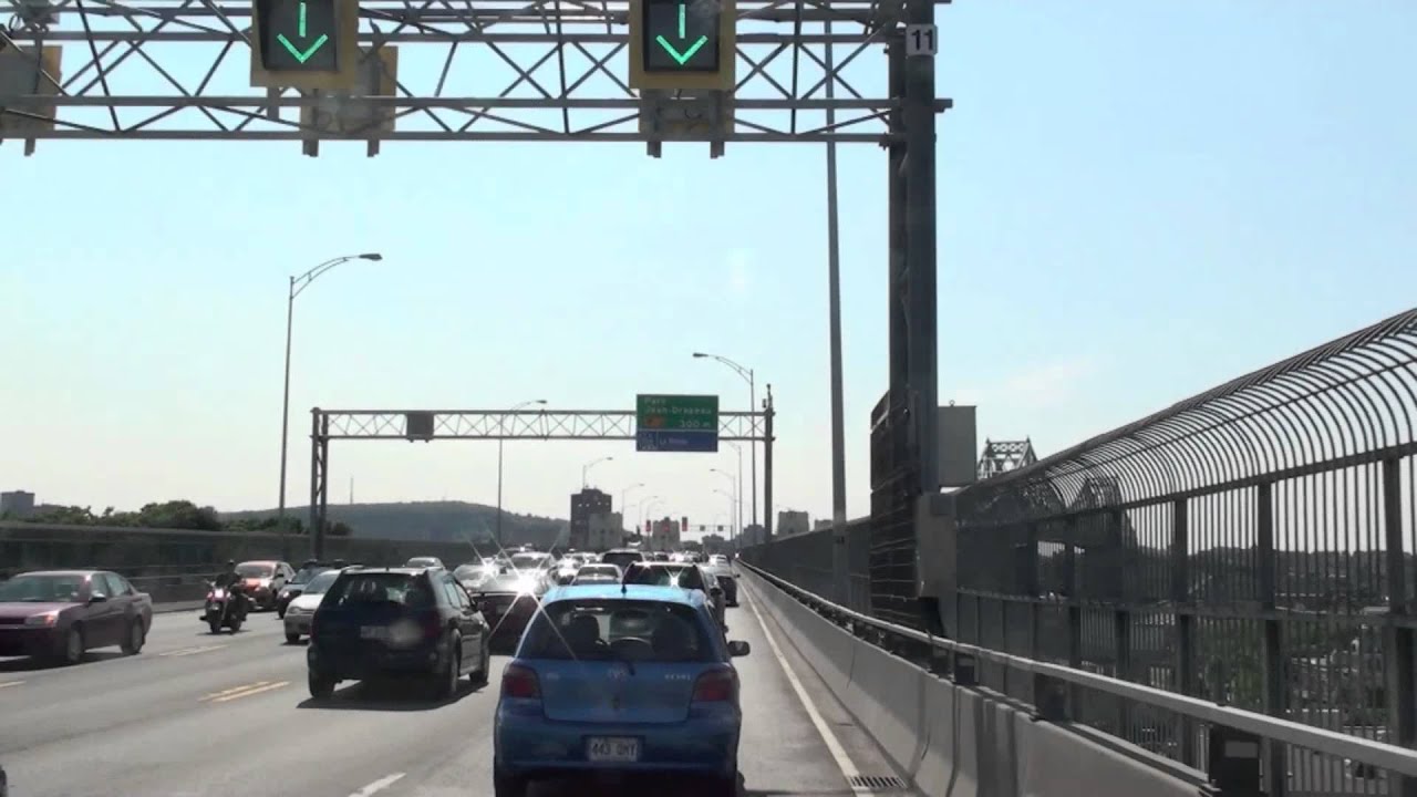 Traversée du pont Jacques-Cartier