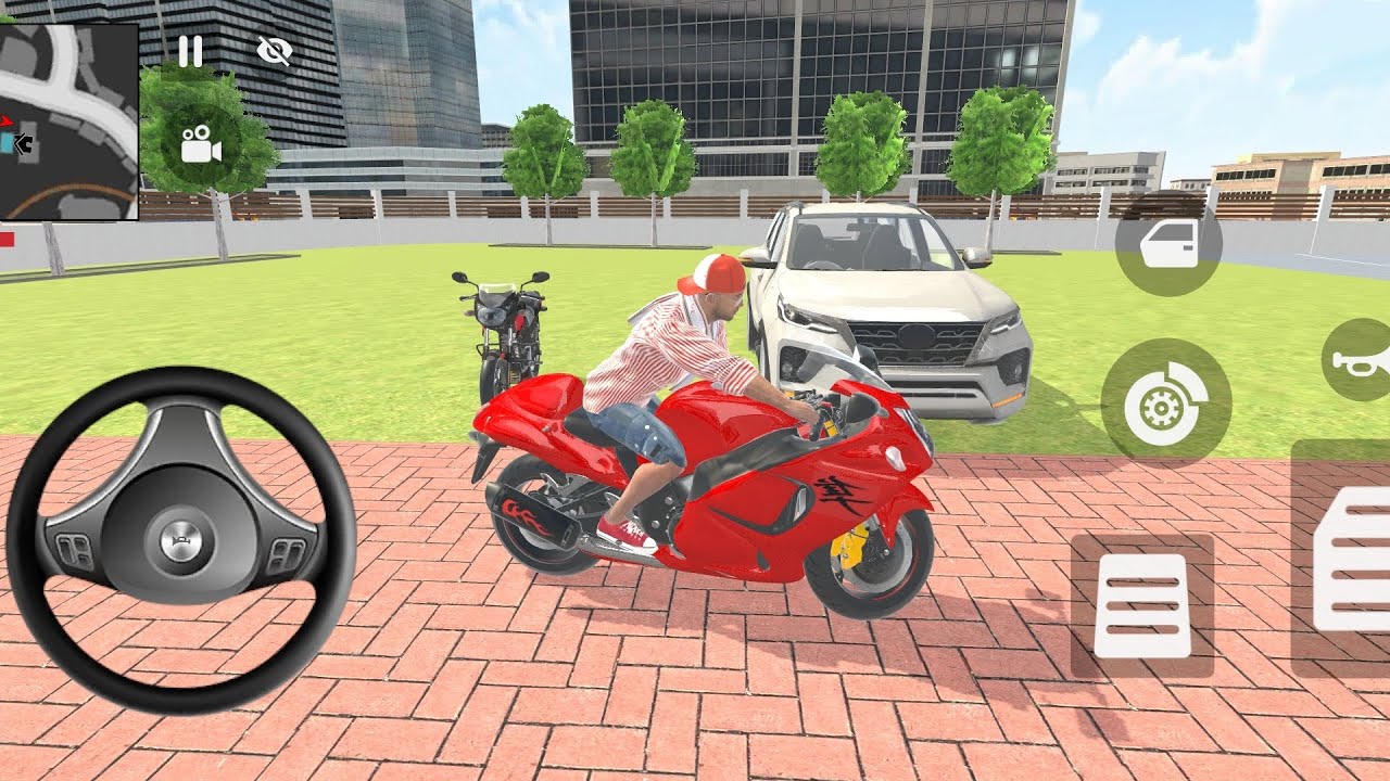 Franklin order by 0️⃣1️⃣ Toyota Fortuner and 0️⃣1️⃣ Pulsar Bikes in Indian bike thief Aura simulator
