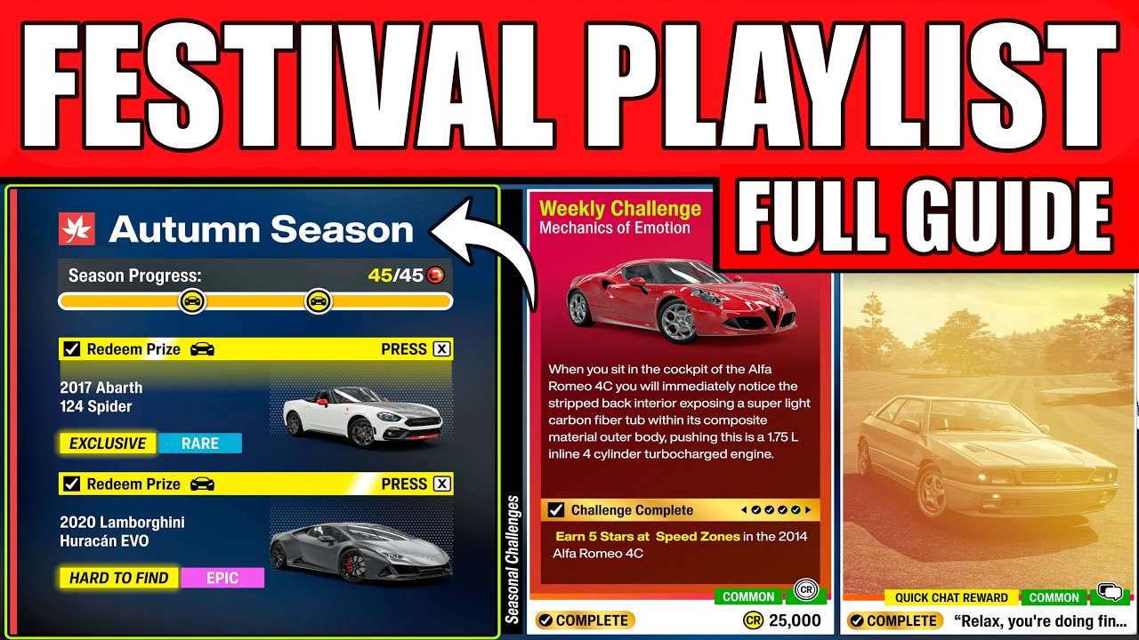 Forza Horizon 6: Плейлист фестиваля, осенний сезон &mdash; ПОЛНЫЙ ГАЙД! И все награды (Серия 3)