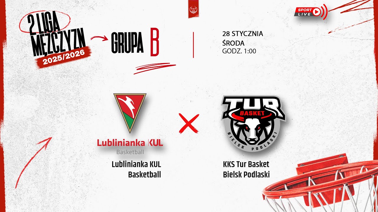 Lublinianka KUL Basketball - KKS Tur Basket Bielsk Podlaski (2 LM)