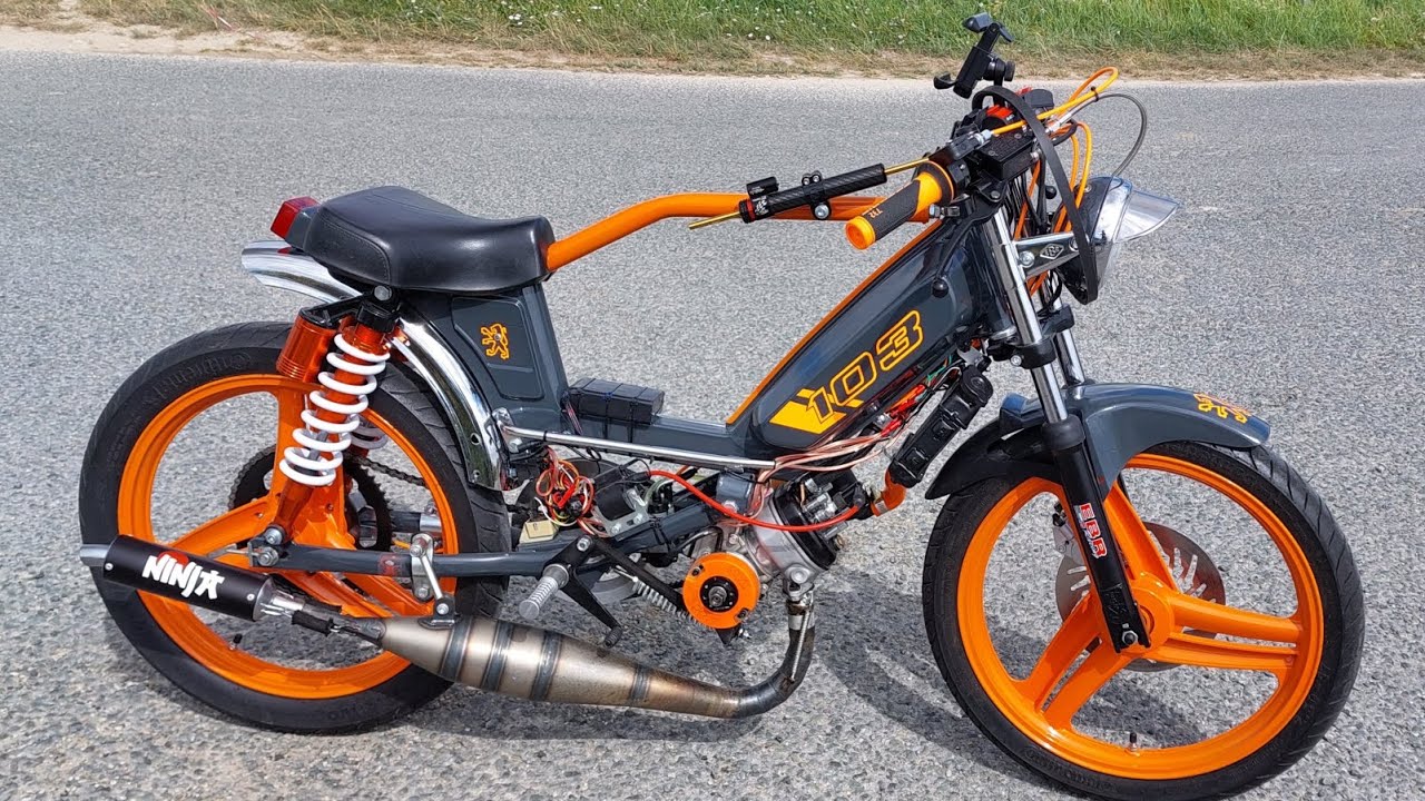 peugeot 103 sp polini liquide 46 prépa, moteur malossi en préparation ✌️@TienTien-vh5zj