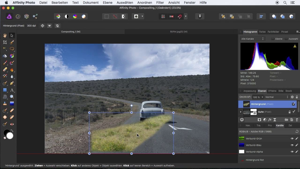 Bildelemente freistellen und kombinieren | Auszug aus: Affinity Photo – Schritt für Schritt zu ...