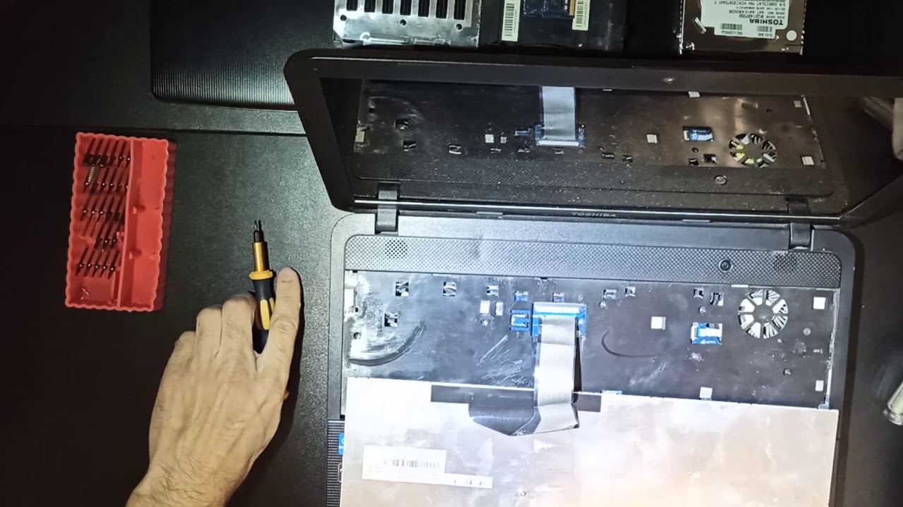 ПОЛНЫЙ РАЗБОР НОУТБУКА TOSHIBA SATELLITE