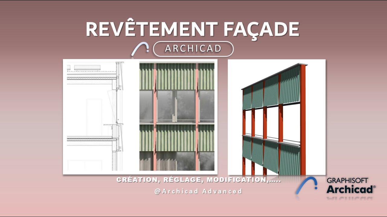 Comment faire un Façade Ventilée sur #Archicad.