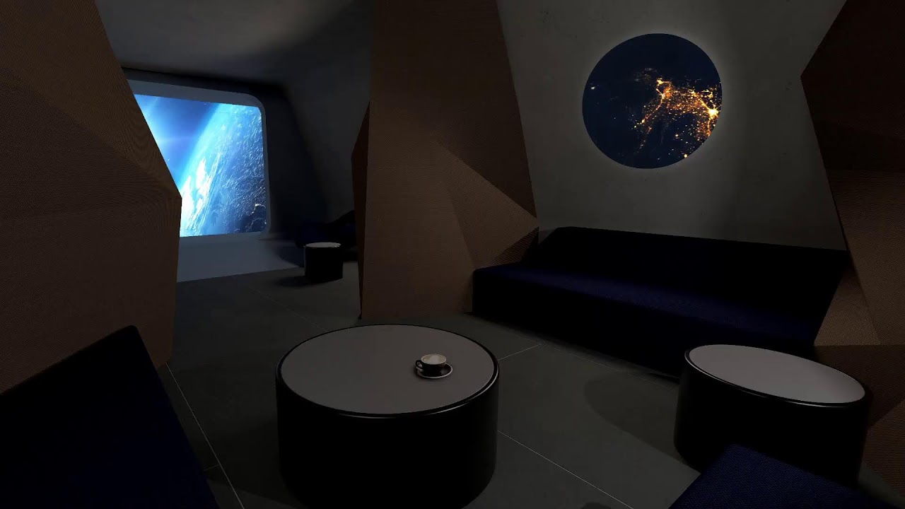 SPACESHIP VIP LOUNGE | 3 Hours of Space Ambient for Sleep, Study and ADHD