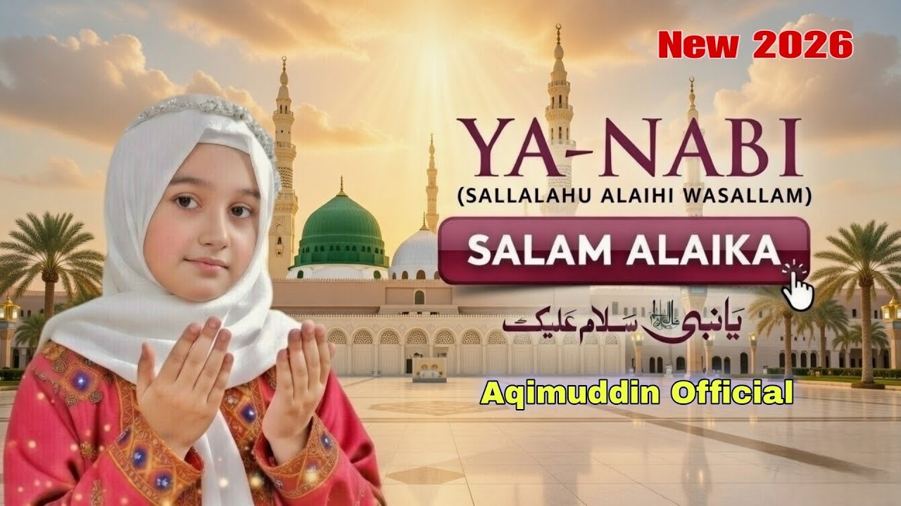 Ya Nabi Salam Alaika 4K | Latest Naat Sharif 2026 | Aqimuddin Official