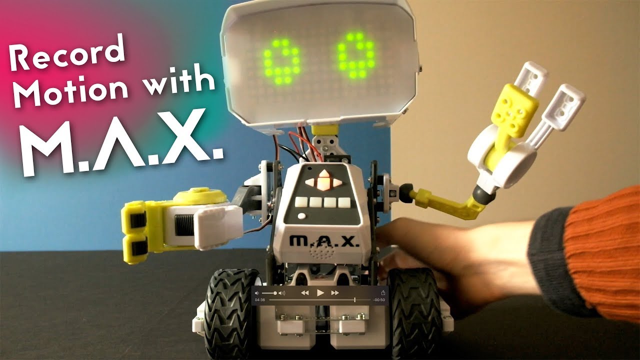 Meccano M.A.X. Robot - Recording Movements with L.I.M.