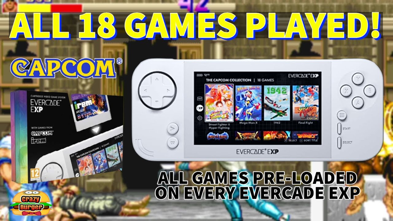 Evercade EXP Capcom Collection - ALL 18 Games Played!