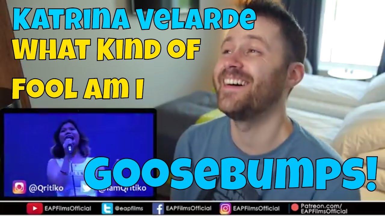 Katrina Velarde - What Kind Of Fool Am I | REACTION