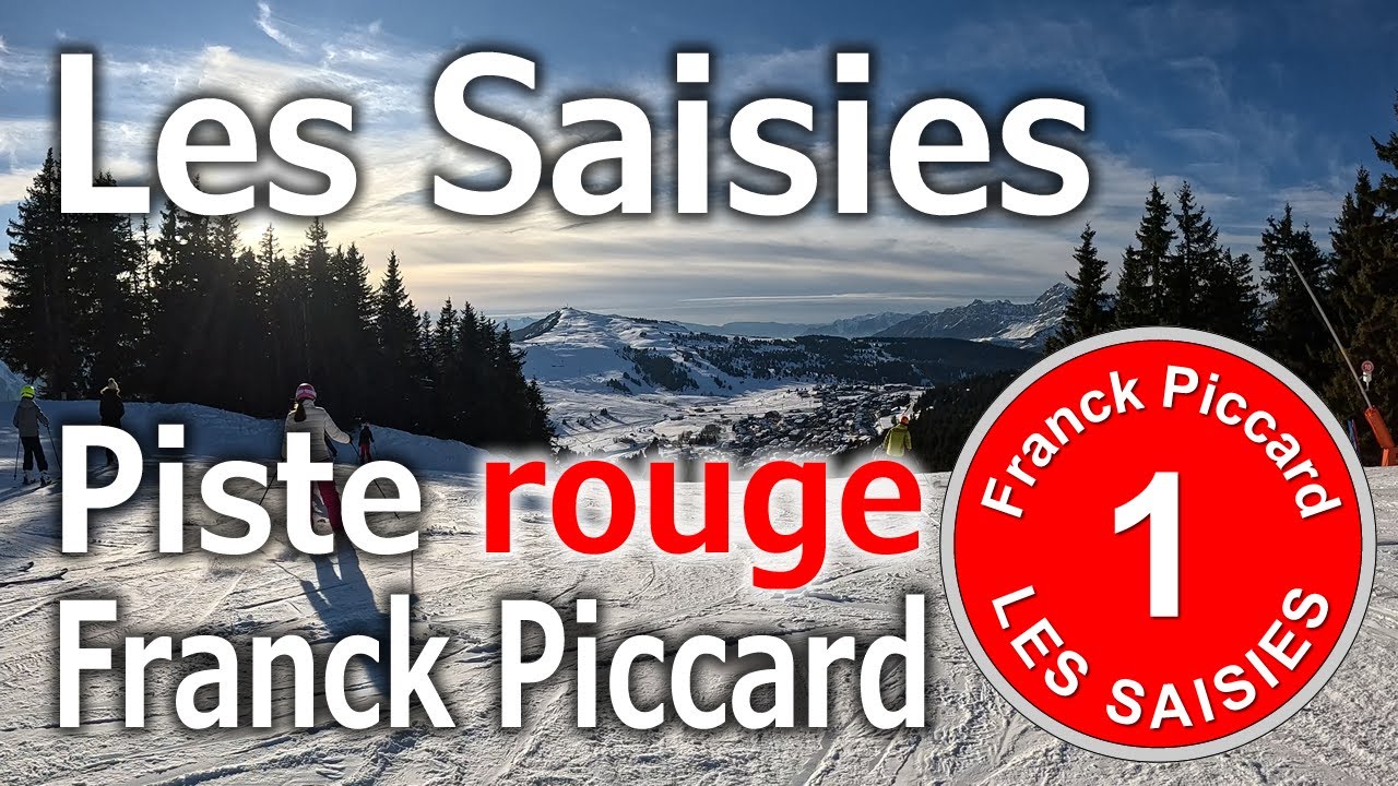 Ski Alpin - Les Saisies - Piste rouge 