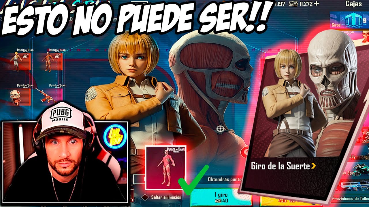 ABRO CAJAS DE SKINS ATAQUE DE TITANES Y PASA LO MENOS PROBABLE!!