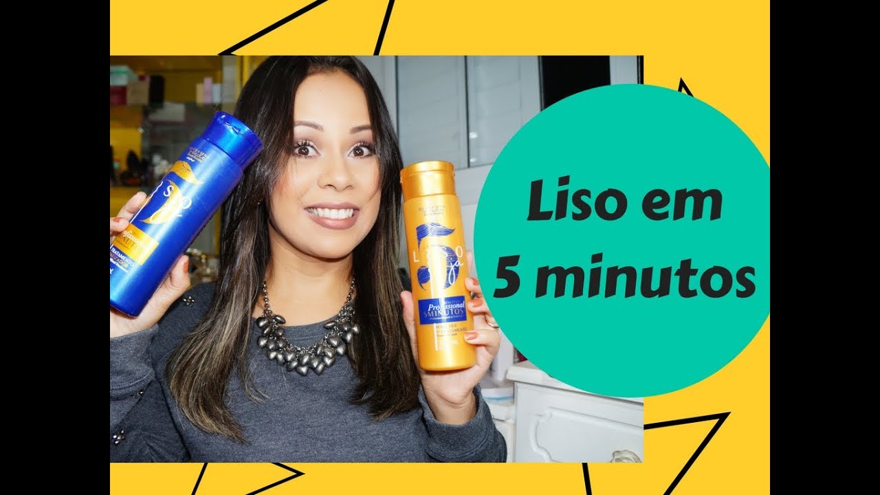 Testei o Liso Já! Liso em 5 minutos