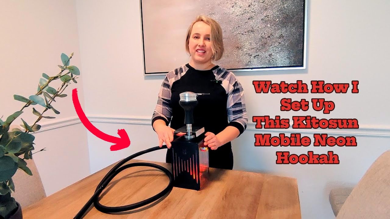Instructional video how to assemble the mobile portable travel hookah NEON by Kitosun