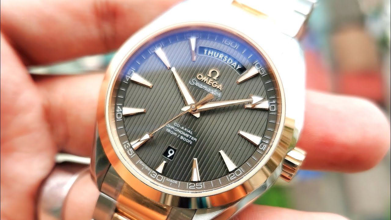 [Đẹp] Omega Seamaster Aqua Terra 41.5mm Co-Axial Day-Date 231.20.42.22.06.001 | ICS Authentic