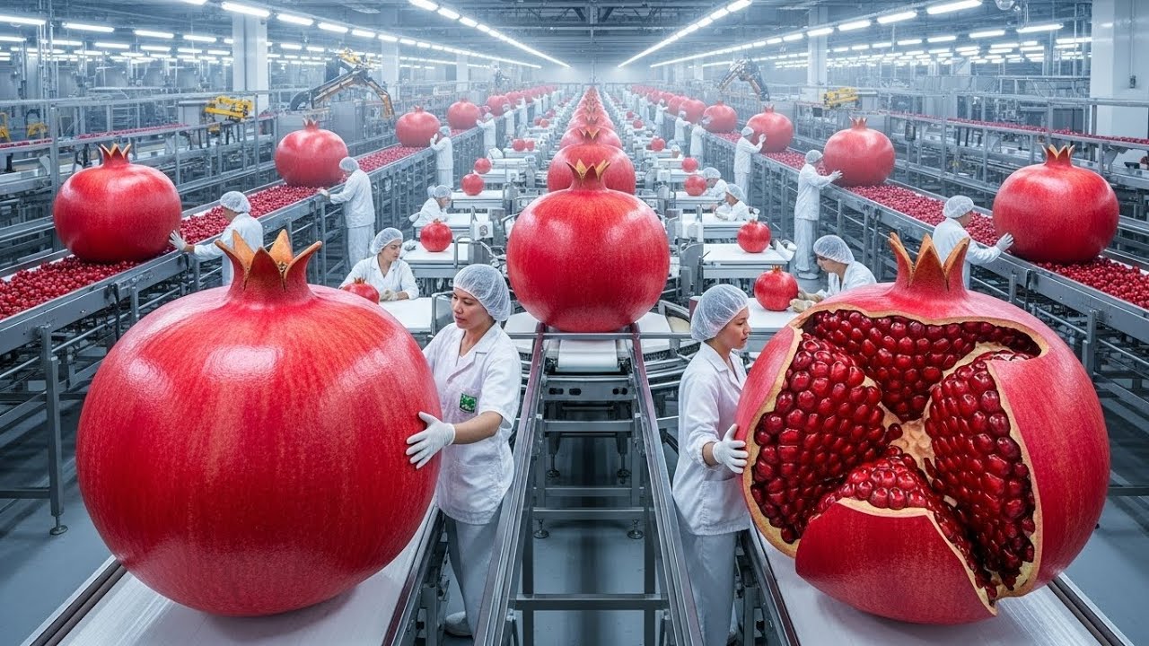 Nar Suyunun Nasıl &Uuml;retildiğine İnanamayacaksınız: Modern Fabrika Turu