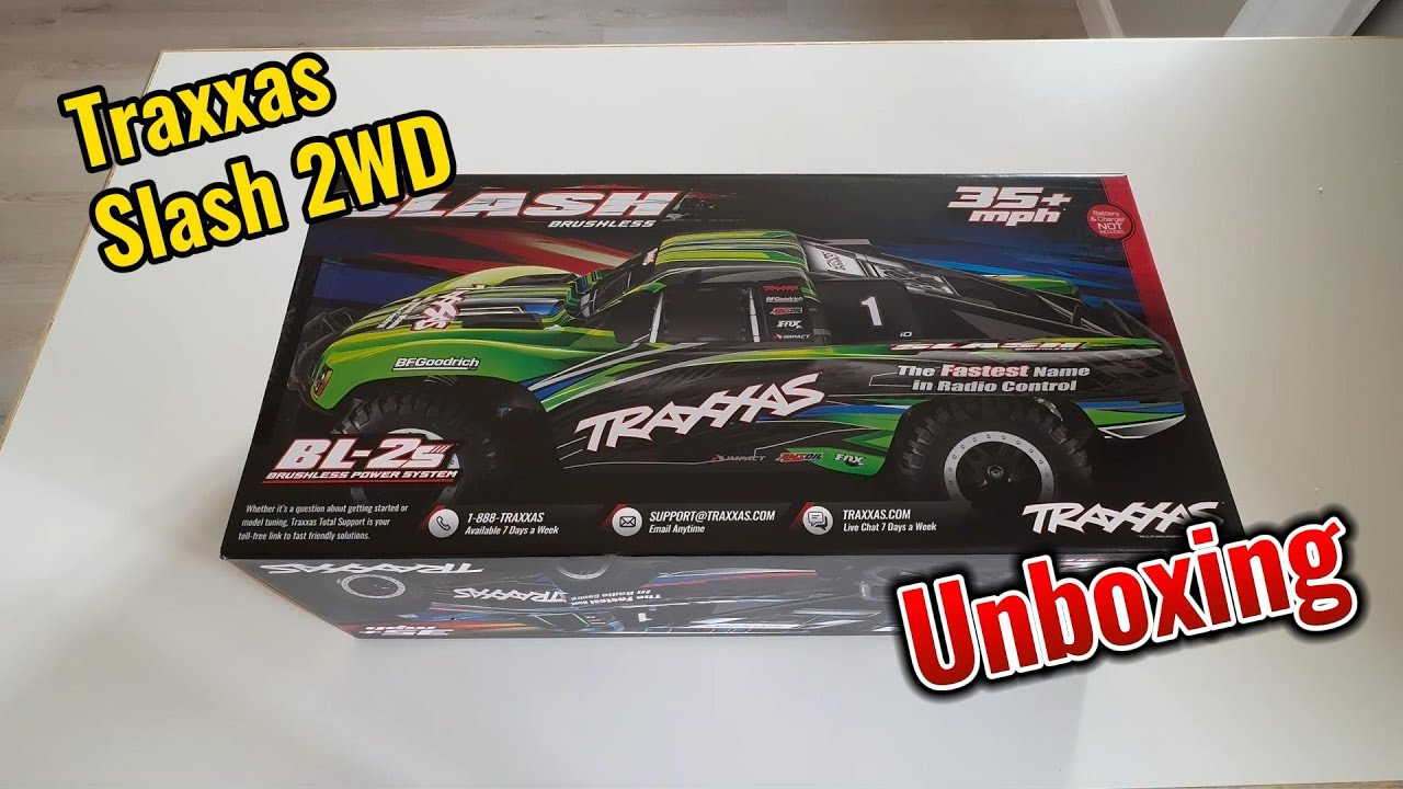 Traxxas Slash 2WD BL-2s Unboxing