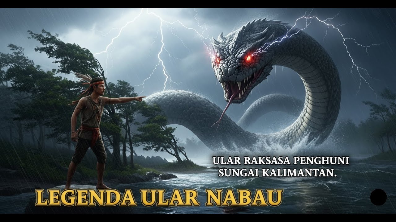 LEGENDA MISTERI ULAR NABAU, Makhluk Raksasa Penghuni Sungai Kalimantan