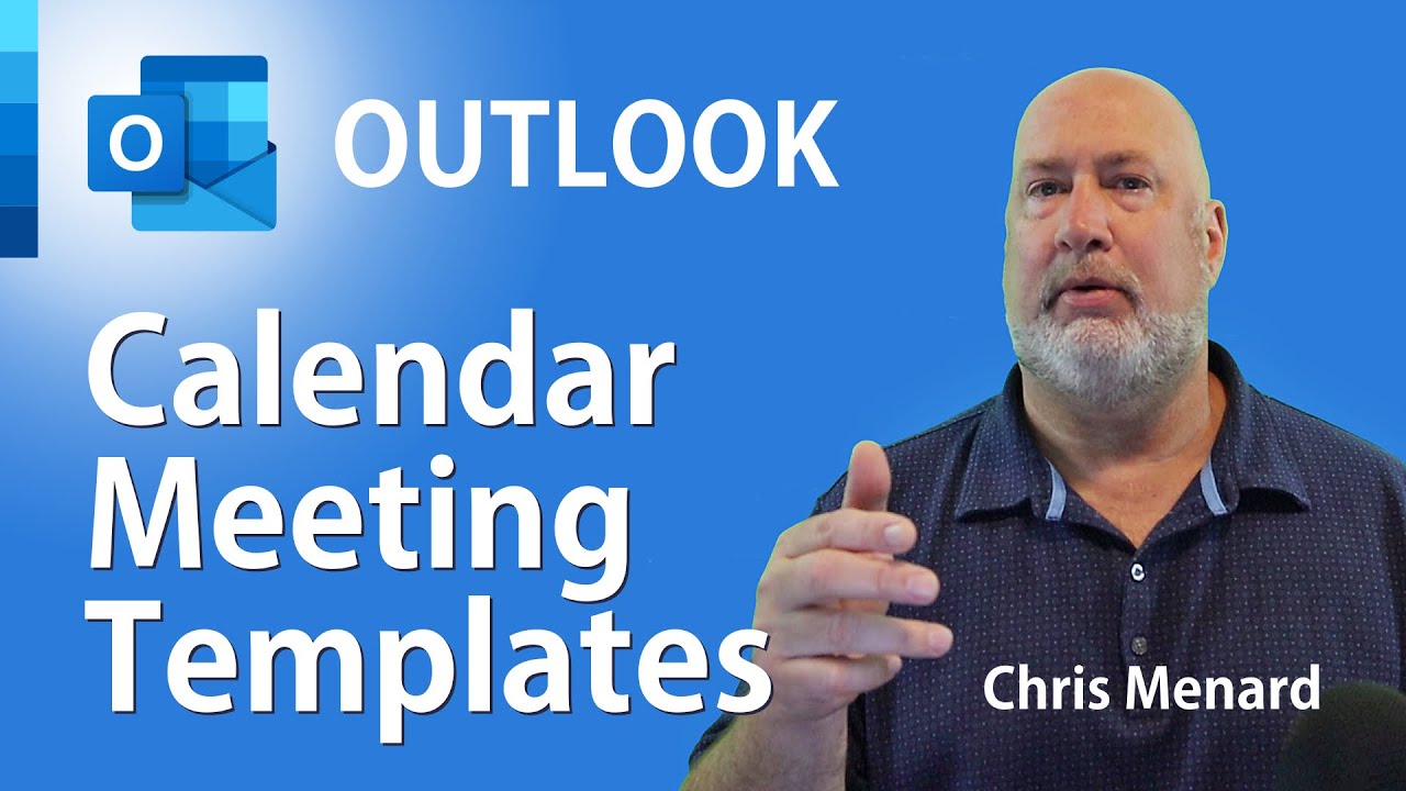 Шаблон встречи календаря Outlook