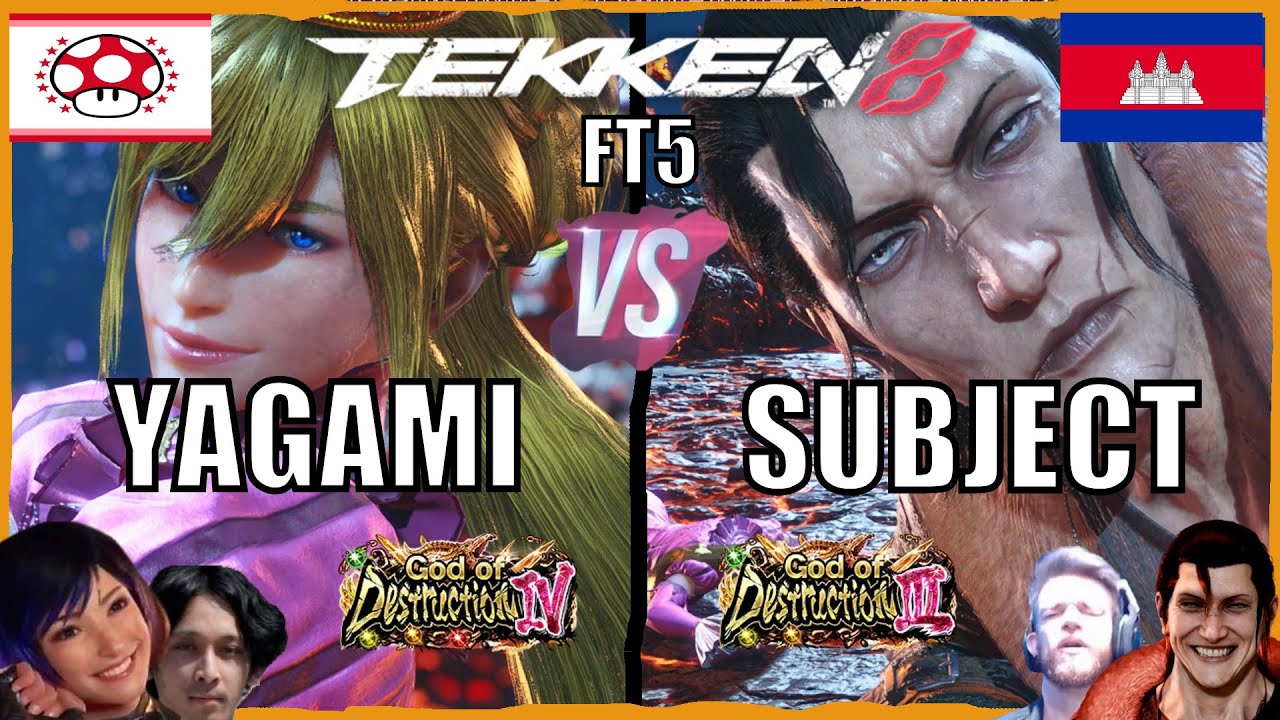 T8 🔥 YAGAMI (Low Ranked Reina) vs SUBJECT (Low Ranked Dragunov) 🔥 Tekken 8 Noob Gameplay