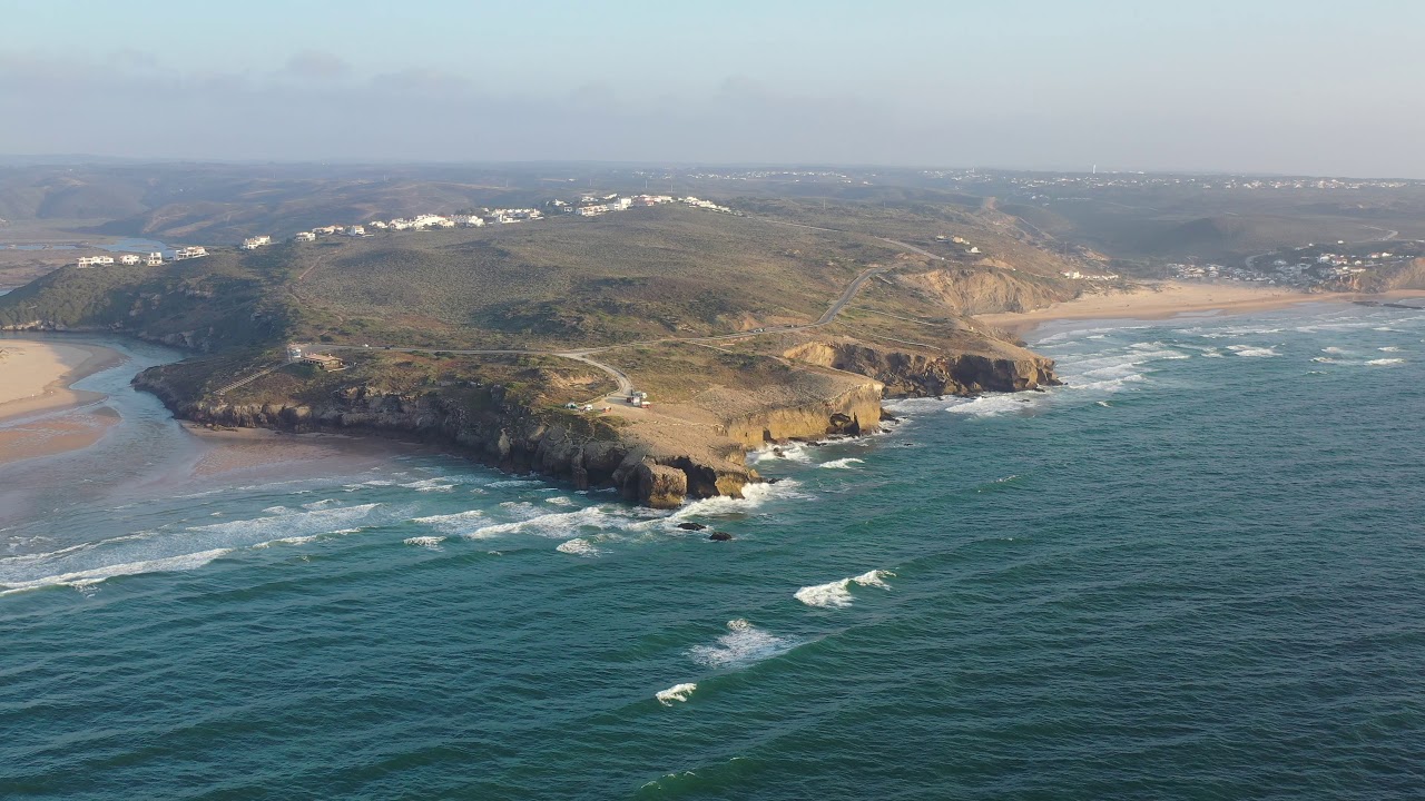 Praia da Amoreira 4K by drone, part 4