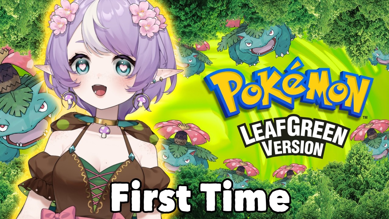🍄🌸Pokémon LeafGreen Version 🍄🌸 First Time Adventure into GBA