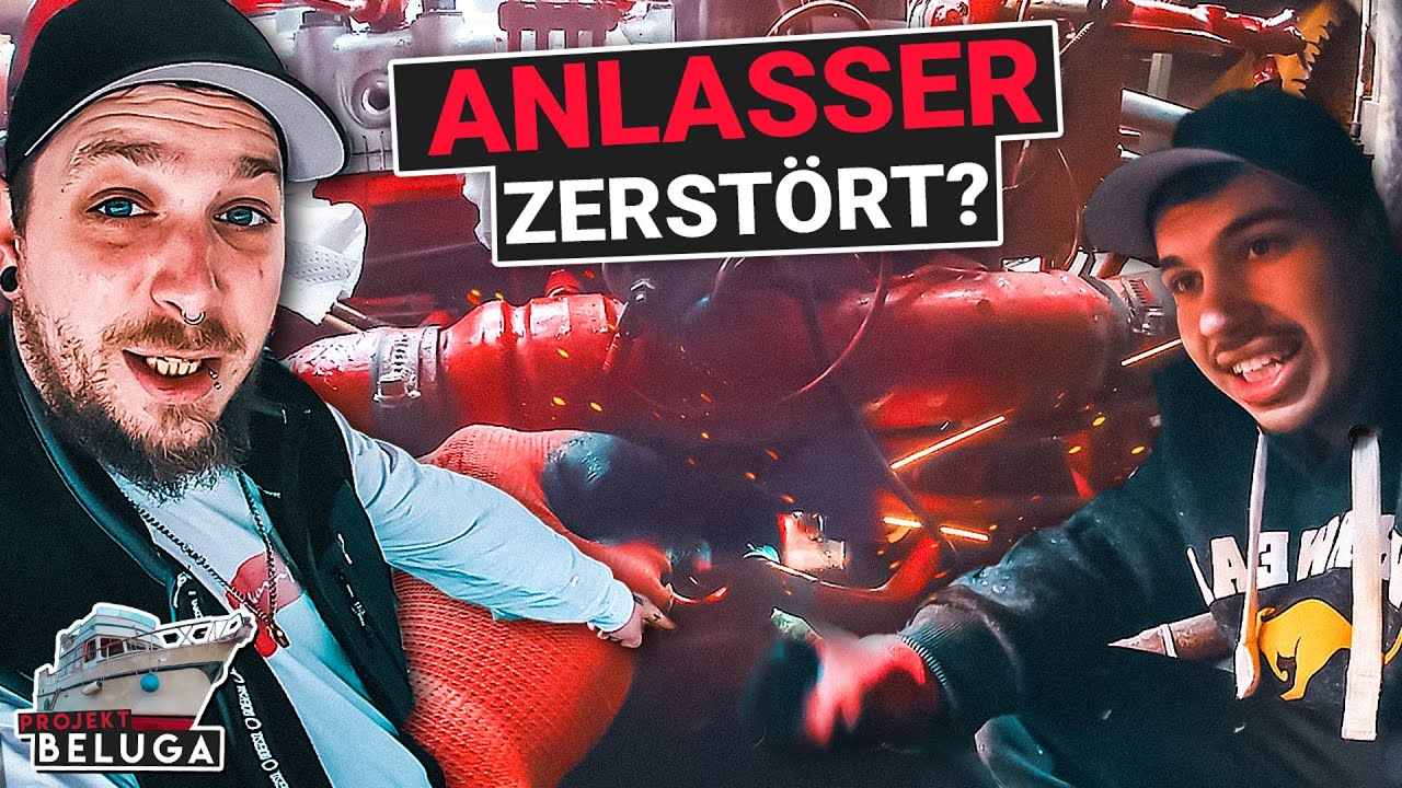 WIR müssen SCHNELL aufs WASSER! ANLASSER zerstört? - Stahlboot Refit EP.10 | Projekt Beluga