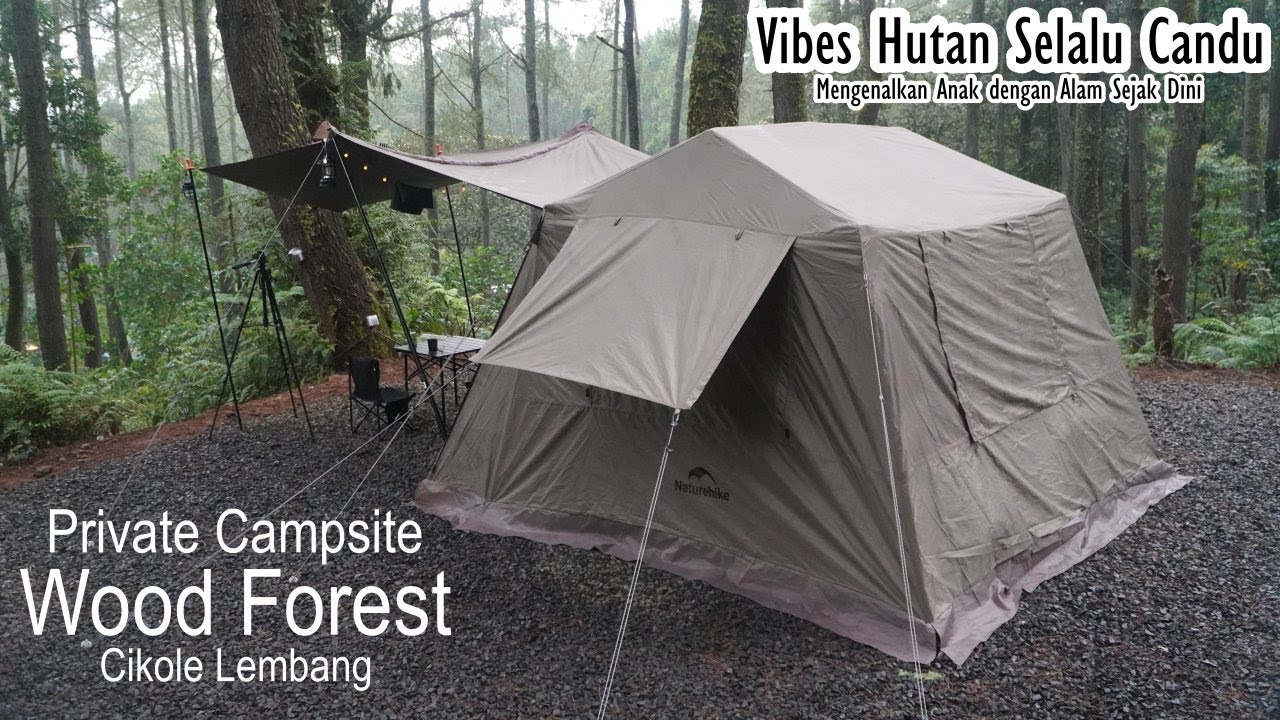 PRIVATE CAMPSITE WOOD FOREST CIKOLE LEMBANG - Duet Camping Mengenalkan Anak dengan Alam Sejak Dini