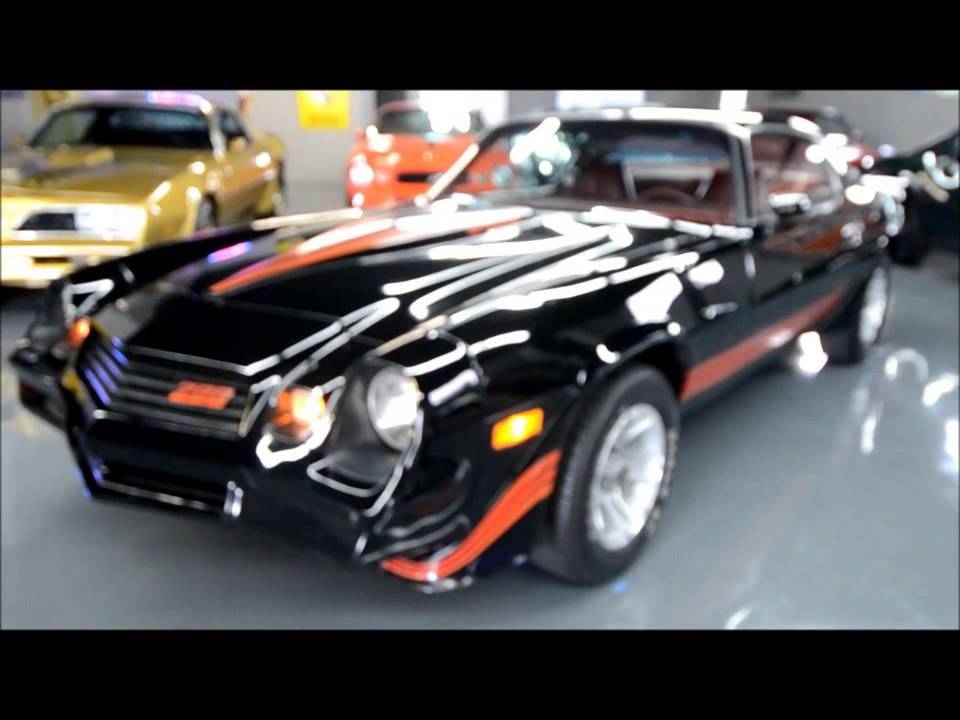 1980 Z28 Camaro -  4 Speed, Black/Red, #'s Match - Seven Hills Motorcars