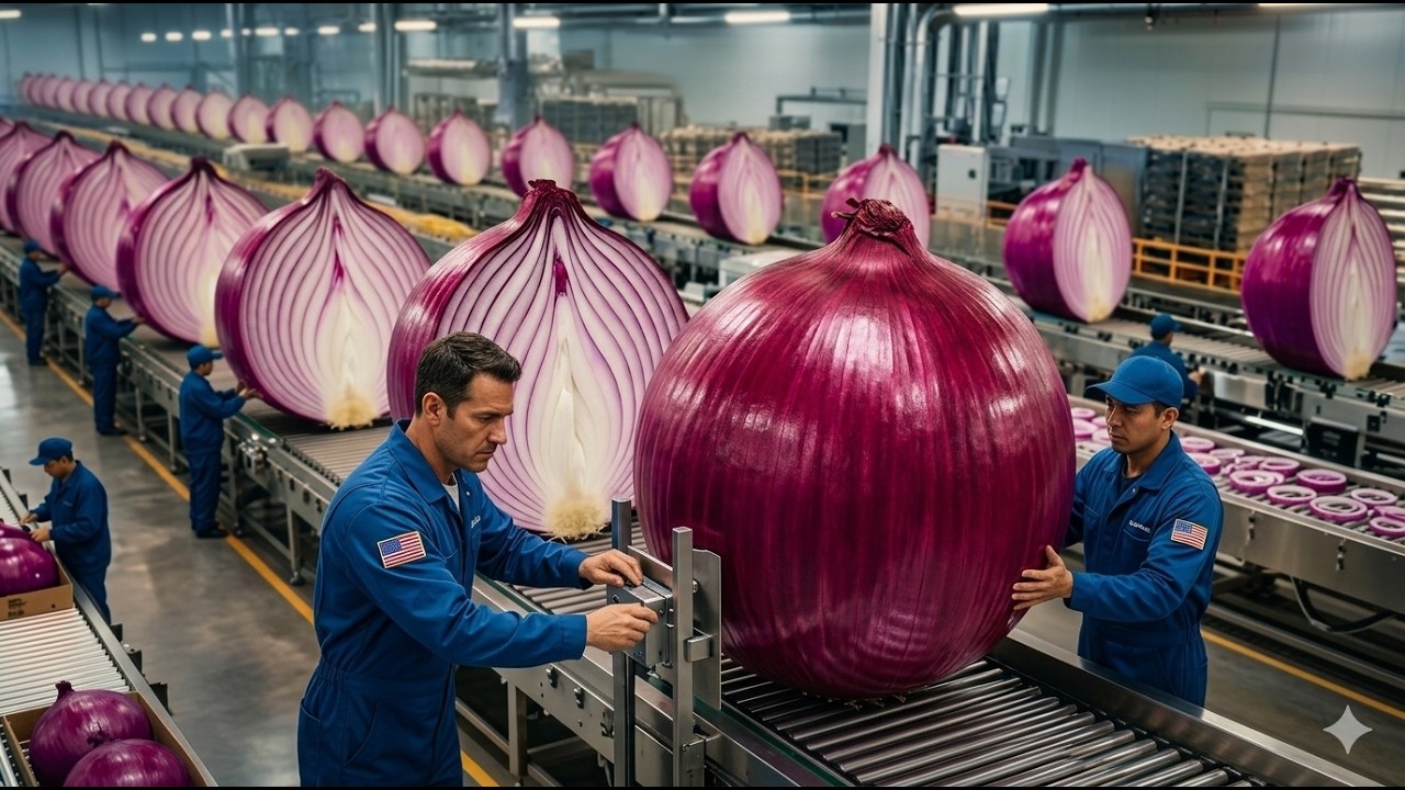 Inside a Mega US Factory: Turning 10,000 lbs of Onions into Powder!