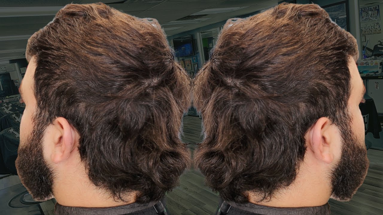 HE WAS SO HAIRY! 😳 High Taper Mohawk Mullet