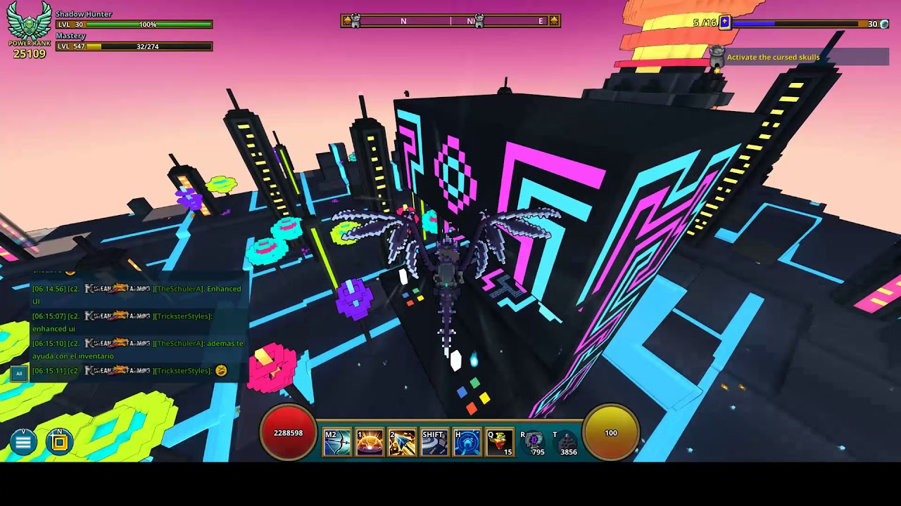 Trove: Coin challenge, farmeo de lustrous gem box en U9 y Rampage