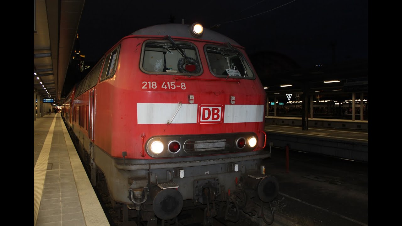 BR 218 Abschied aus Frankfurt/Main
