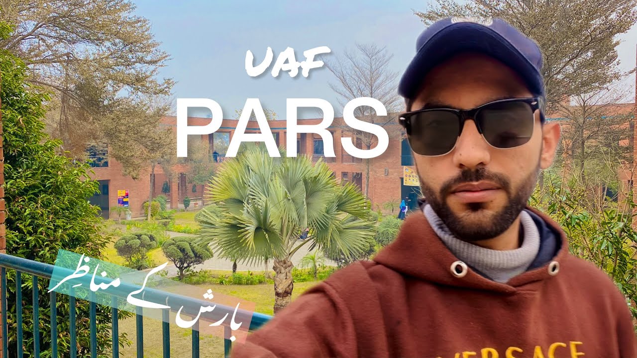 Rainy day in Uaf Pars campus | Agriculture university Faisalabad