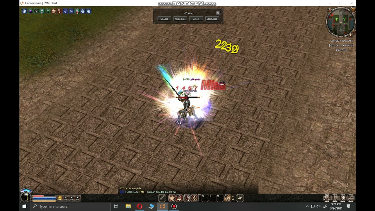 metin2corvus CrZ vs LaVrajeala set 1-1 miza 400kk