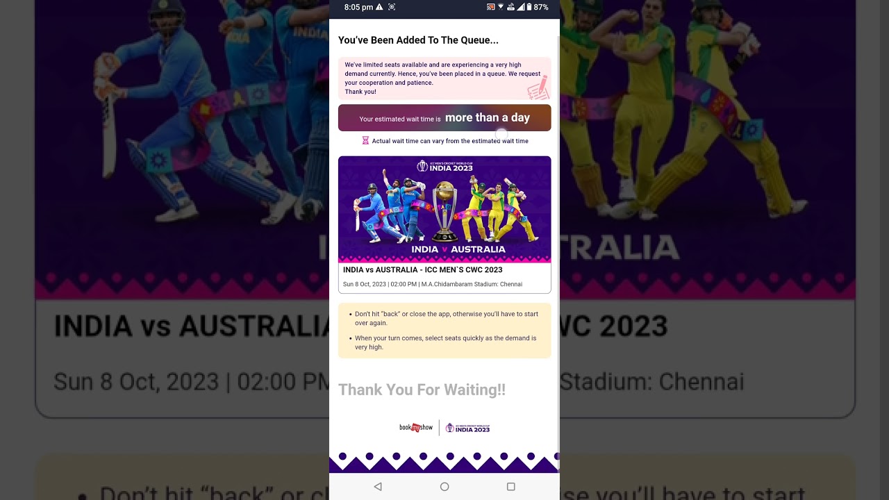 icc world cup 2023 india vs australia tickets sales started | how to book india vs australia tickets