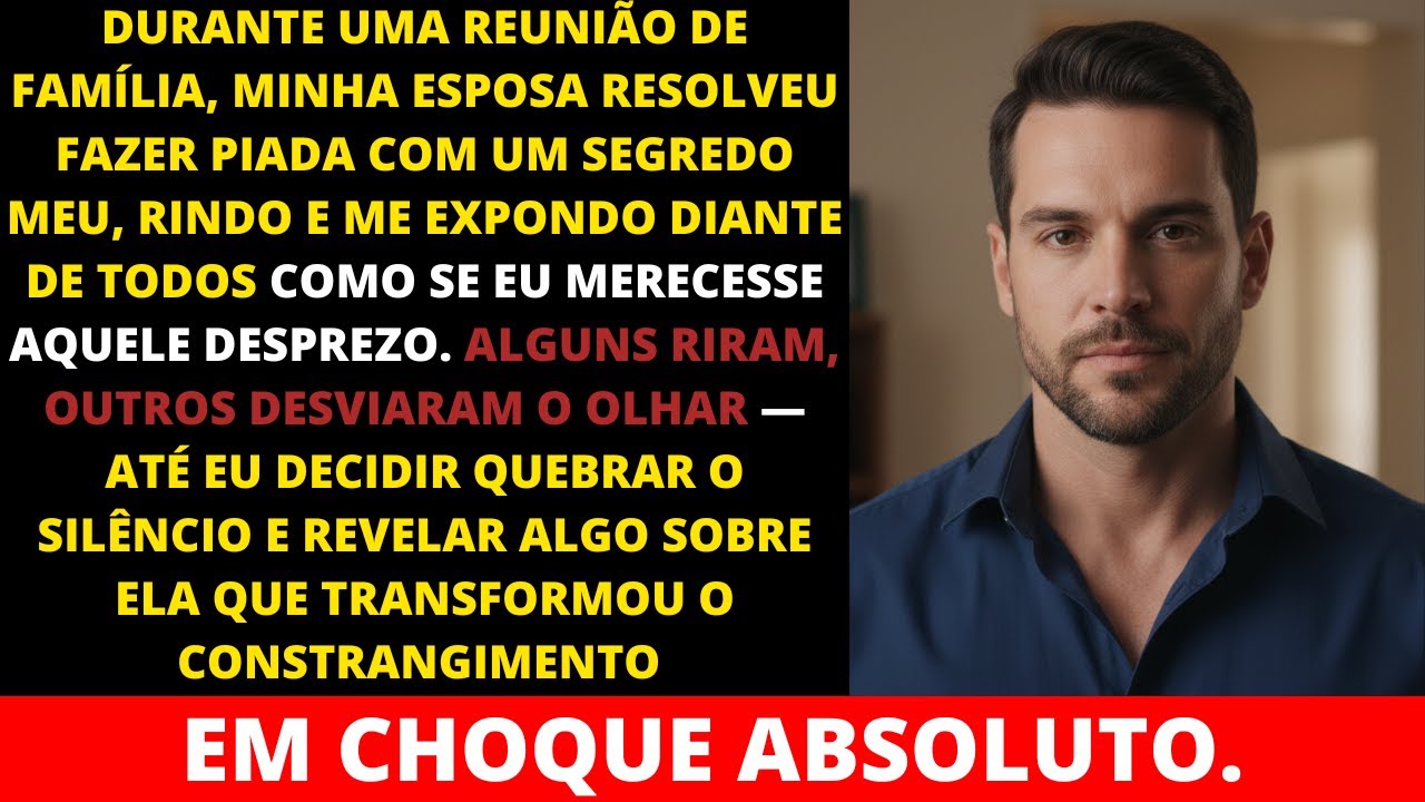 Minha esposa expôs meu segredo na frente da familia — até eu revelar algo muito pior sobre ela...