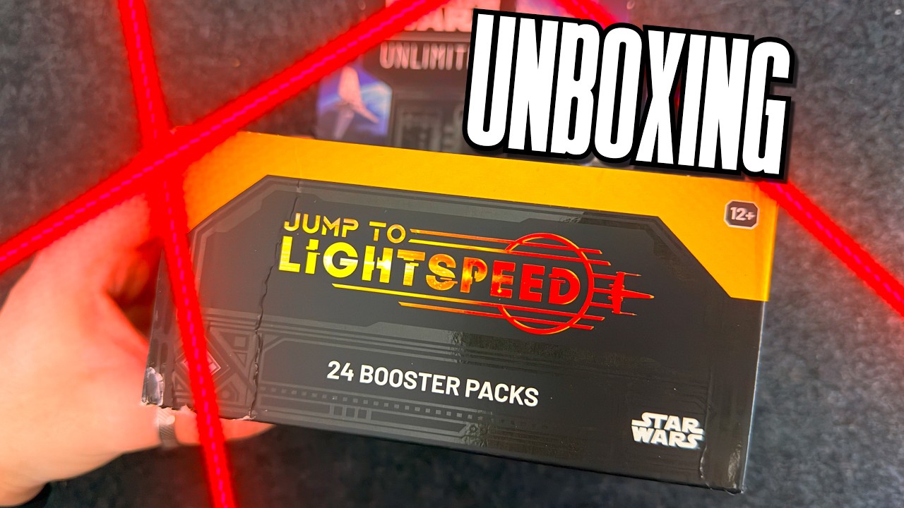 Star Wars Unlimited - Jump to Lightspeed 24 Pack Booster Box Unboxing