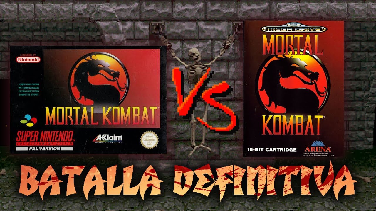 Mortal Kombat: Super Nintendo vs Mega Drive -comparativa definitiva-