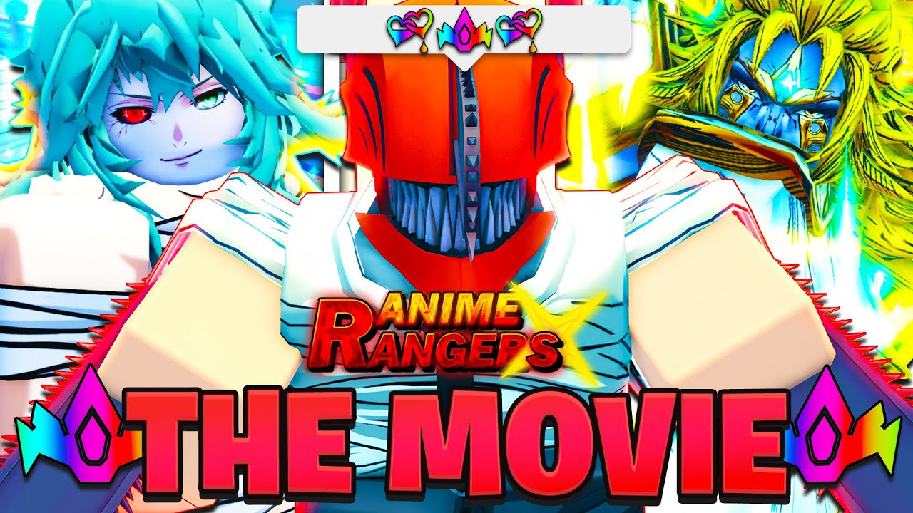 Становлюсь профи и суперсильным в Anime Rangers X Roblox! (Фильм)