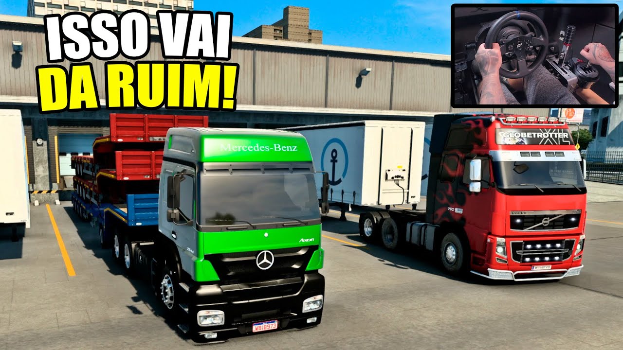 VIAGEM COMPLICADA - EURO TRUCK SIMULATOR 2 ONLINE