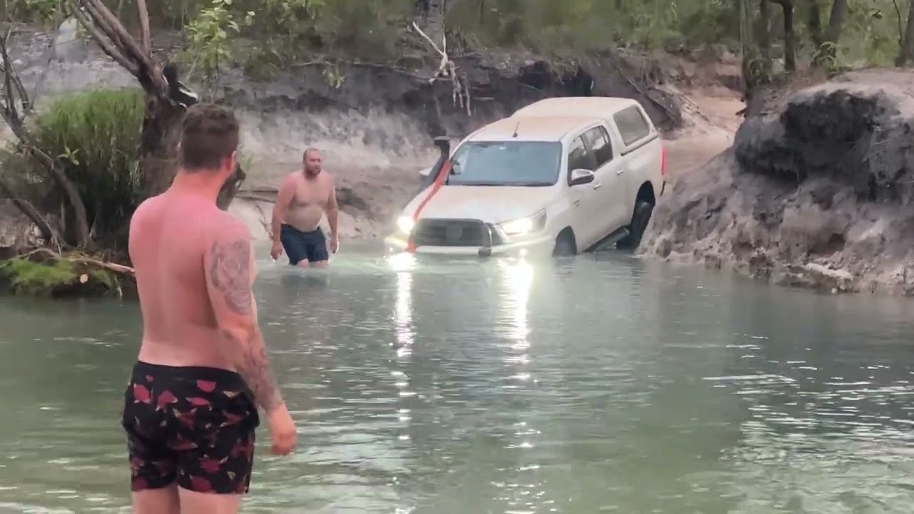 Nolans creek crossing brand new hilux. Cape York 2022