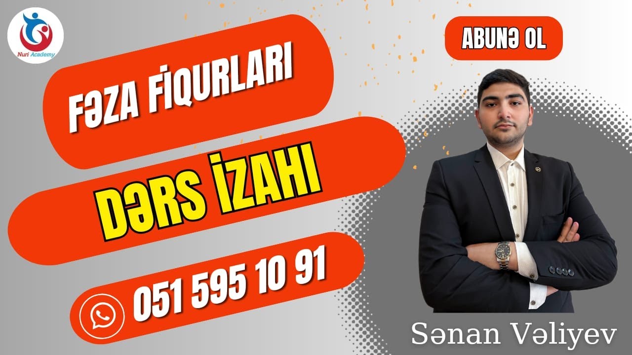Fəza fiqurları | Dərs İzahı | İbtidai Sinif Miq və Sertifikasiya imtahanı