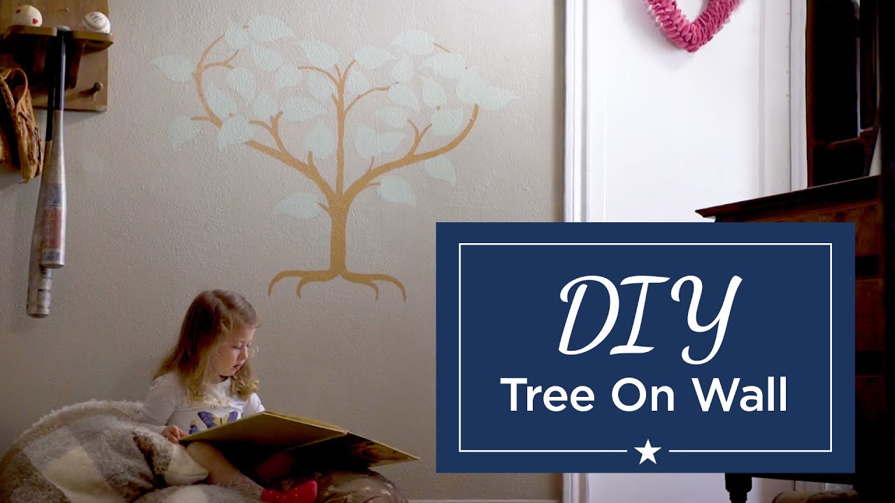 How to Paint Trees on Walls | Tree Wall Painting | DIY Wall D&eacute;cor | Five Star Painting