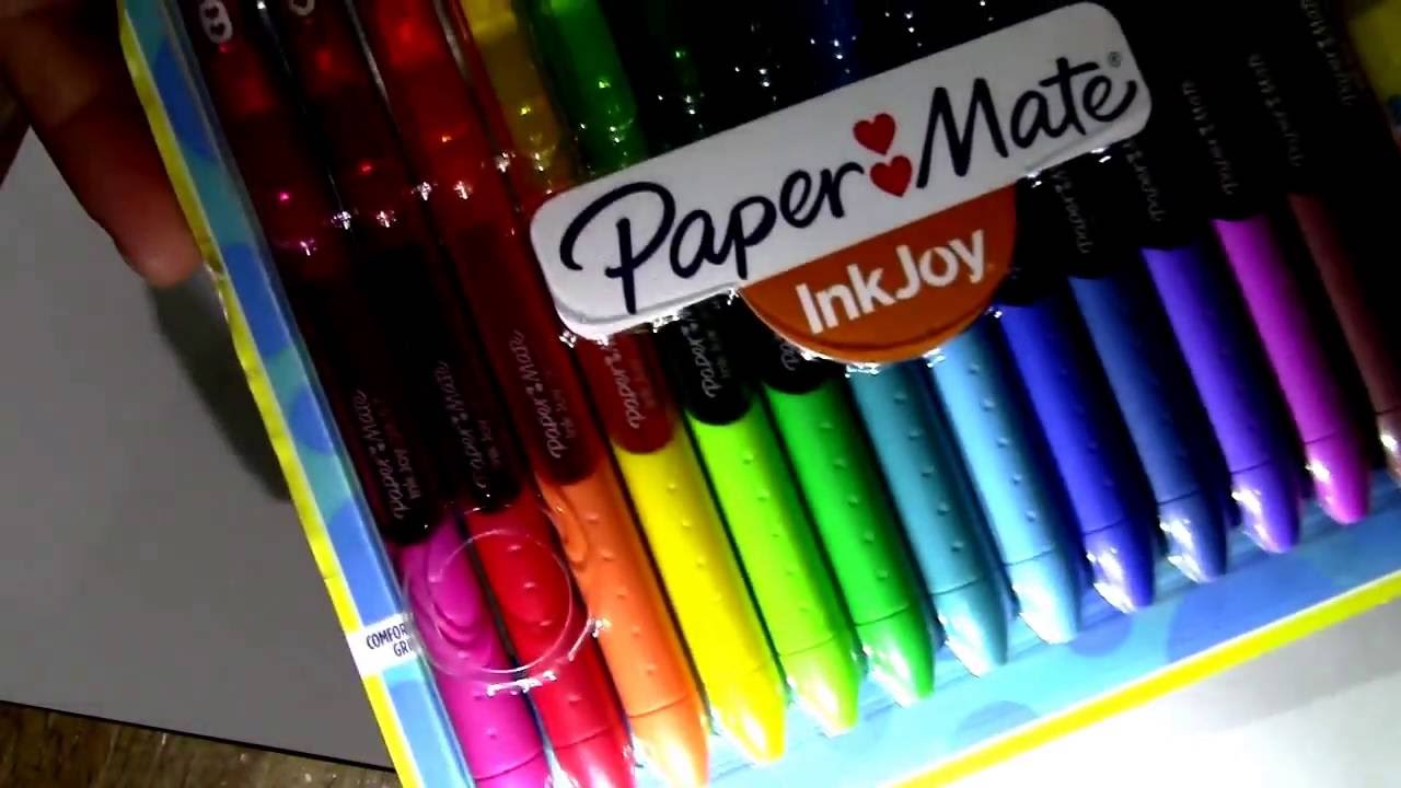Nuevos Bolígrafos Papermate Ink Joy Gel Pens - Reseña