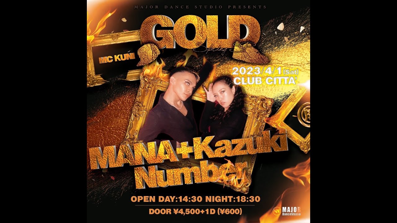 MANA+Kazuki Number | GOLD | 2023.04.01 | @majordancetsudio