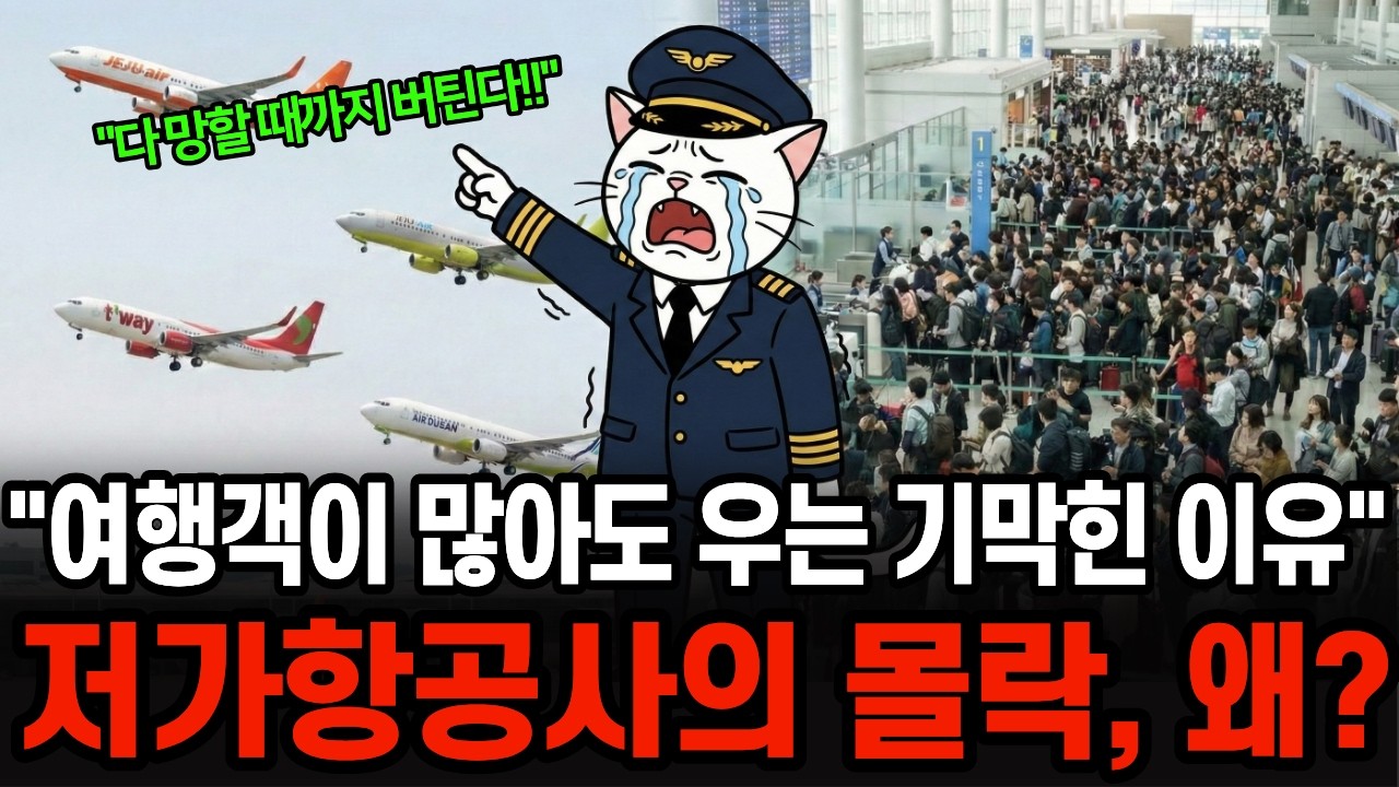 비행기 꽉꽉 채워도 수천억 적자? 역대급 여행객 수에 가려진 저가 항공사의 몰락