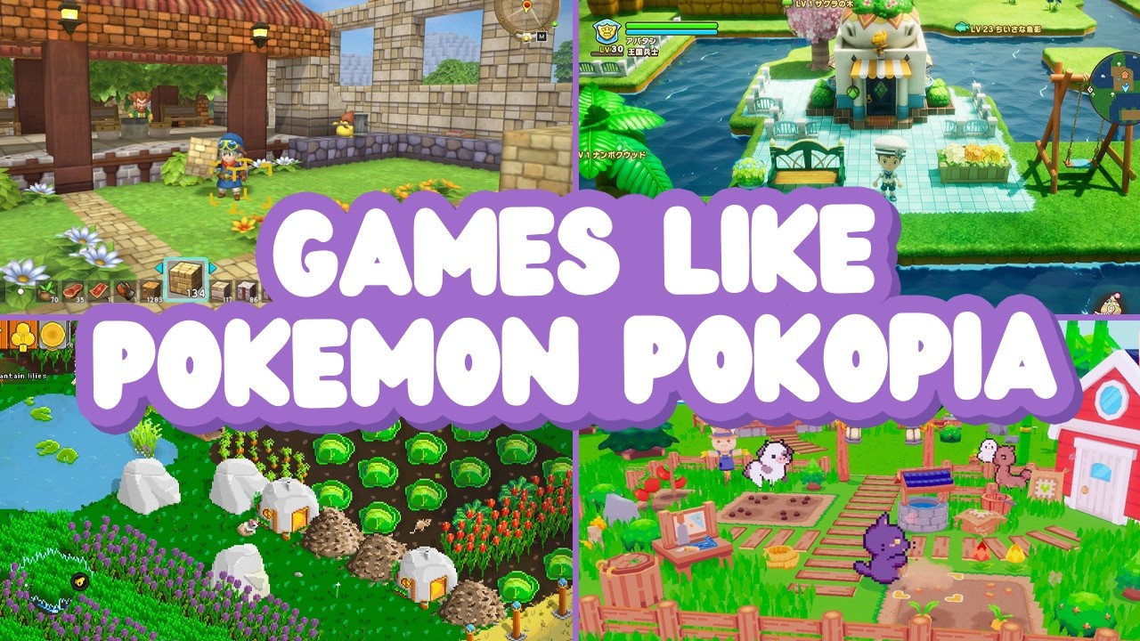11 игр, похожих на Pok&eacute;mon: Pokopia 🌻