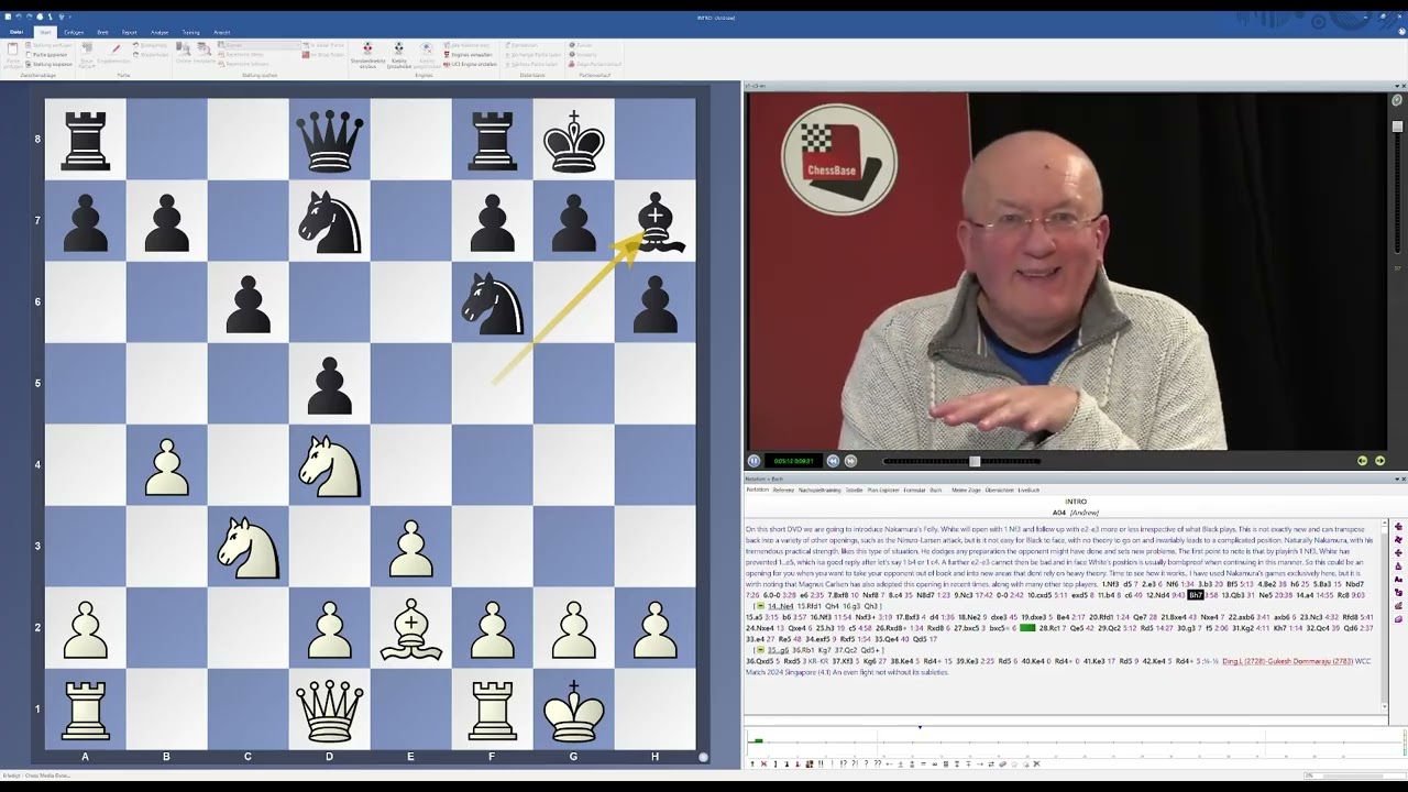 Andrew Martin - Nakamura’s Folly (1.Nf3 followed by e3): Solid, Simple, Smart in 60 Minutes