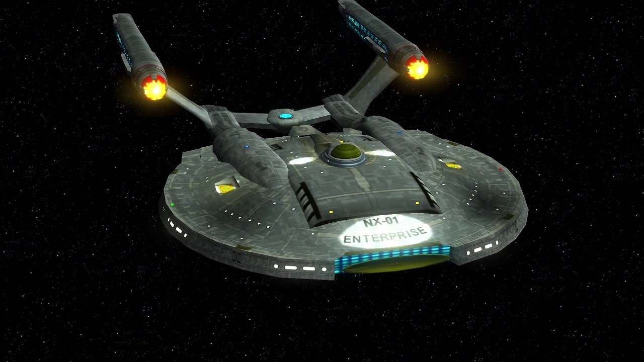 Jeff Wallace's NX 01 Hardpoint Test | KM | Star Trek Bridge Commander
