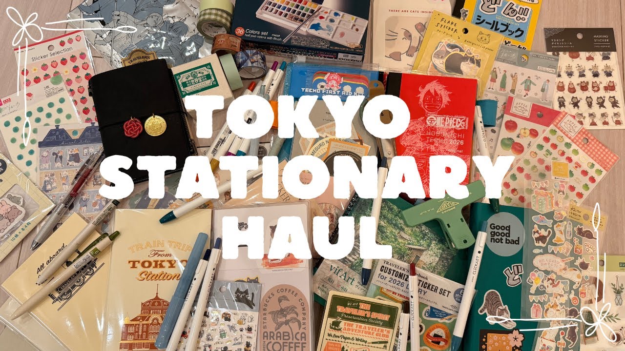 Tokyo Stationery Haul + Unboxing
